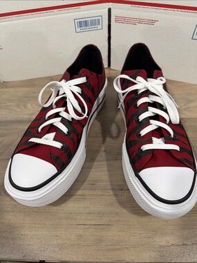 Converse Unisex Double Stack Custom Park Red Platform Sneakers M11 W13 BNIB